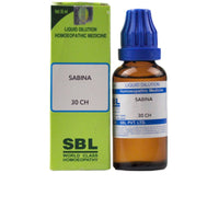 Thumbnail for SBL Homeopathy Sabina Dilution (30ML) - Distacart
