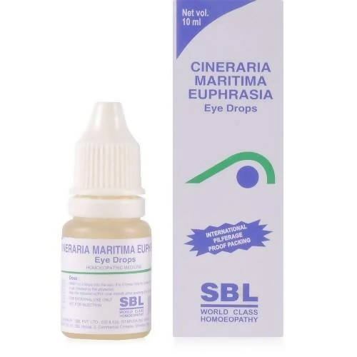 SBL Homeopathy Cineraria Maritima Euphrasia Eye Drops - Distacart