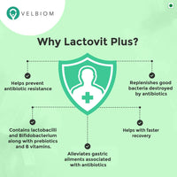 Thumbnail for Velbiom Lactovit Plus Probiotics For Men - Distacart