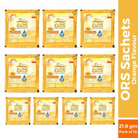 Thumbnail for Dr. Morepen ORS Powder Sachets, Liquid Hydration Drink - Orange Flavour - Distacart