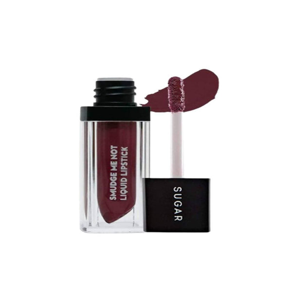 Sugar Smudge Me Not Liquid Lipstick - Divine Praline (Dusty Burgundy) - Distacart