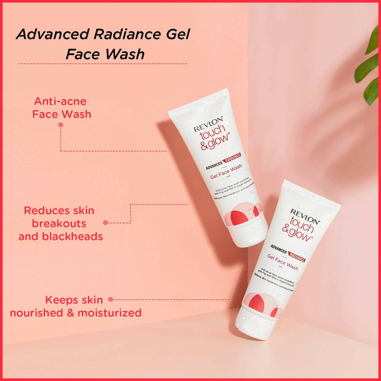 Revlon Touch & Glow Advanced Radiance Gel Face Wash - Distacart