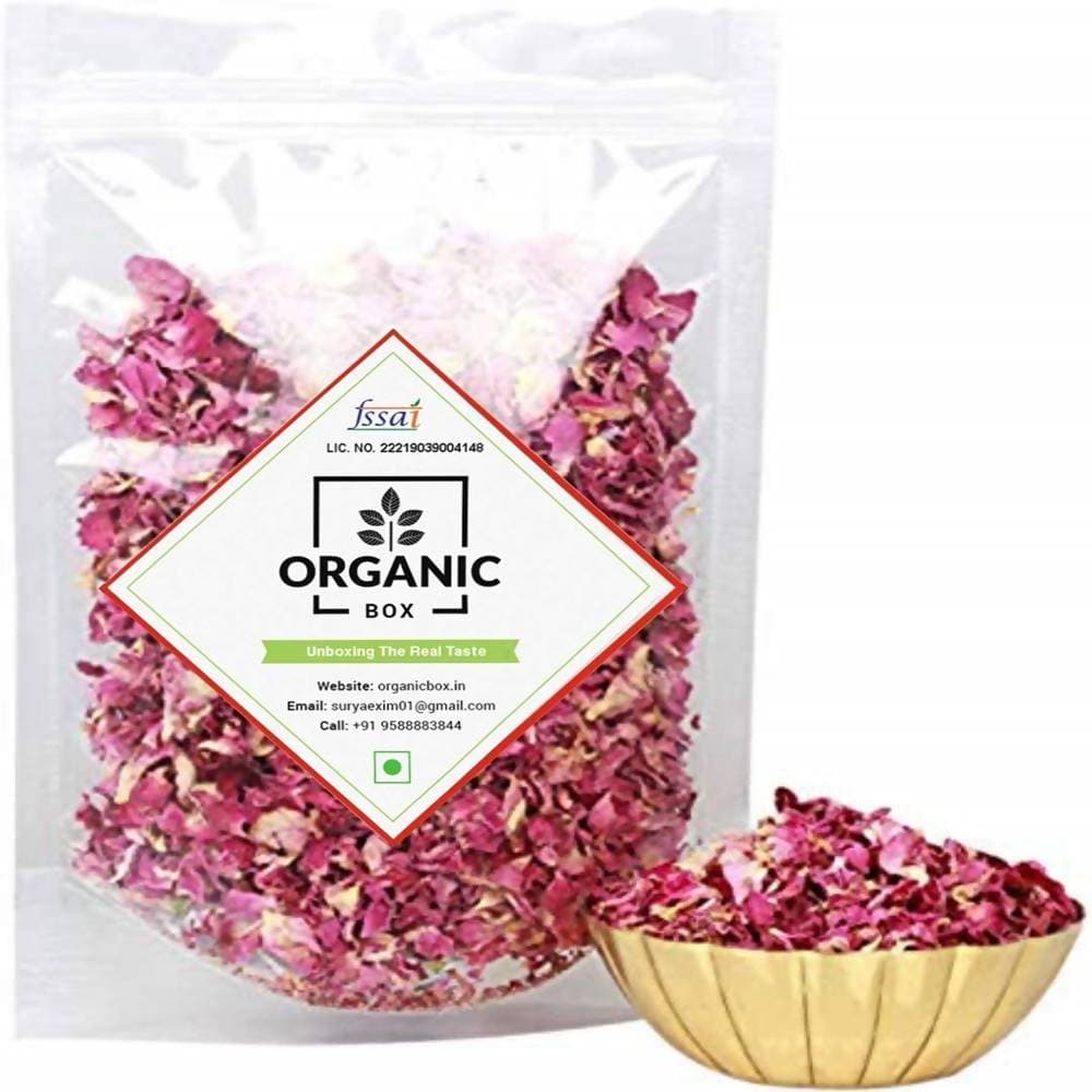 Organic Box Sun Dried Rose Petals