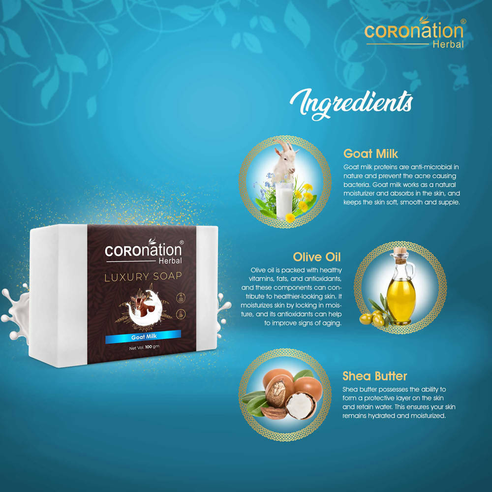 Coronation Herbal Goat Milk Luxury Soap - Distacart