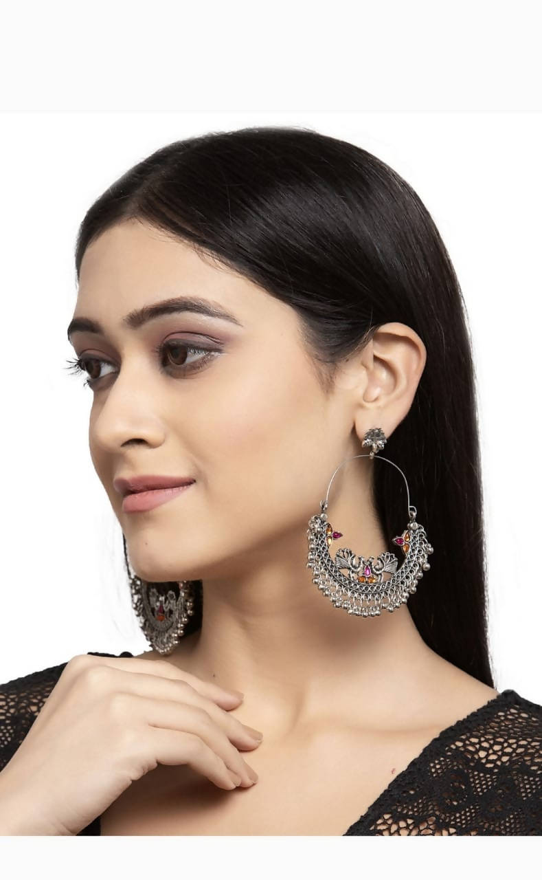 Buy Ethnic Jhumka Earrings/fashion Earrings/indian Traditional Earrings/tribal  Earrings/gifts for Her/oxidized Earrings/light Weight Earrings Online in  India - Etsy