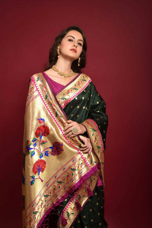 Shop Paithani Saree with Price in Bangalore Online | SALE Upto 75% OFF –  Sunasa