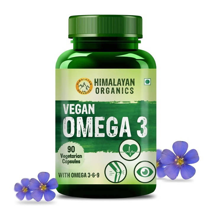 Himalayan Vegan Omega 3 With Omega 3-6-9: 90 Vegetarian Capsules