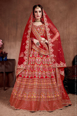 Buy online Lehenga Fabric:- Net Lehenga Inner:- Satin from ethnic wear for  Women by Astha Bridal for ₹1150 at 42% off | 2024 Limeroad.com