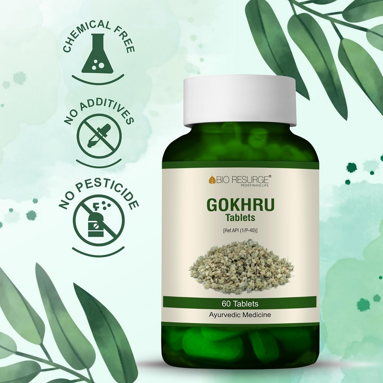 Bio Resurge Life Gokhru Tablets - Distacart