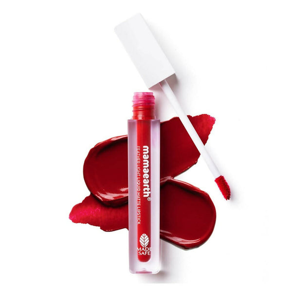 Mamaearth Feather Light Liquid Matte Lipstick - Red Velvet - Distacart