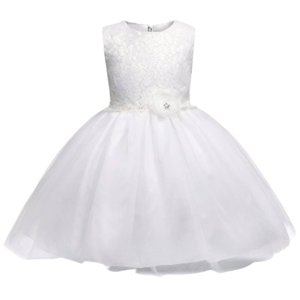 White colour frock hot sale for baby girl