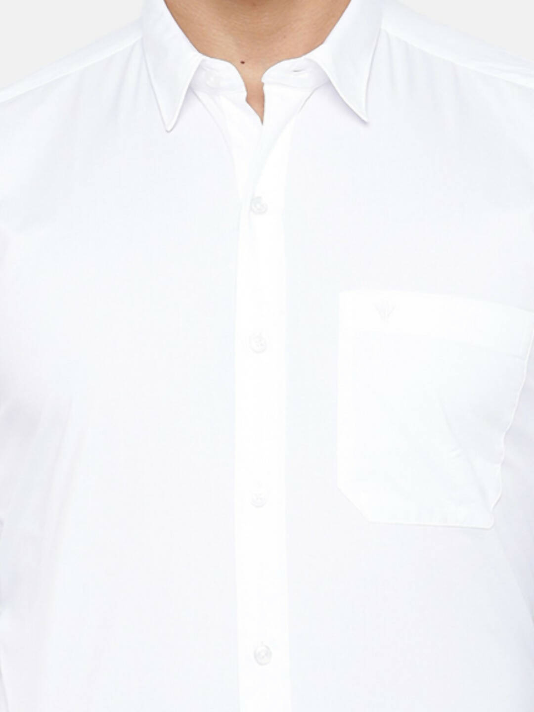 Ramraj Cotton Mens Full Sleeve Formal 100 % Cotton White Shirt - Distacart