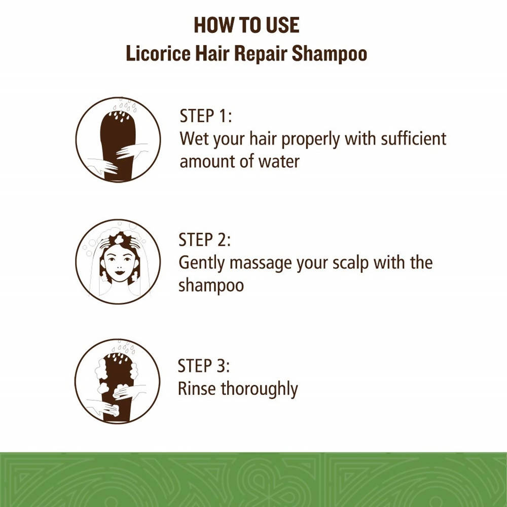 Soultree Licorice Hair Repair Shampoo With Strengthening Bhringraj - Distacart