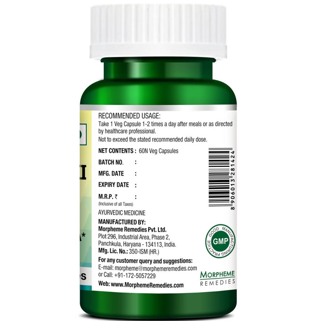 Morpheme Remedies Bhumyamalaki (Phyllanthus Niruri) Capsules