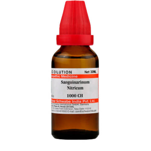 Dr. Willmar Schwabe India Sanguinarinum Nitricum Dilution - Distacart