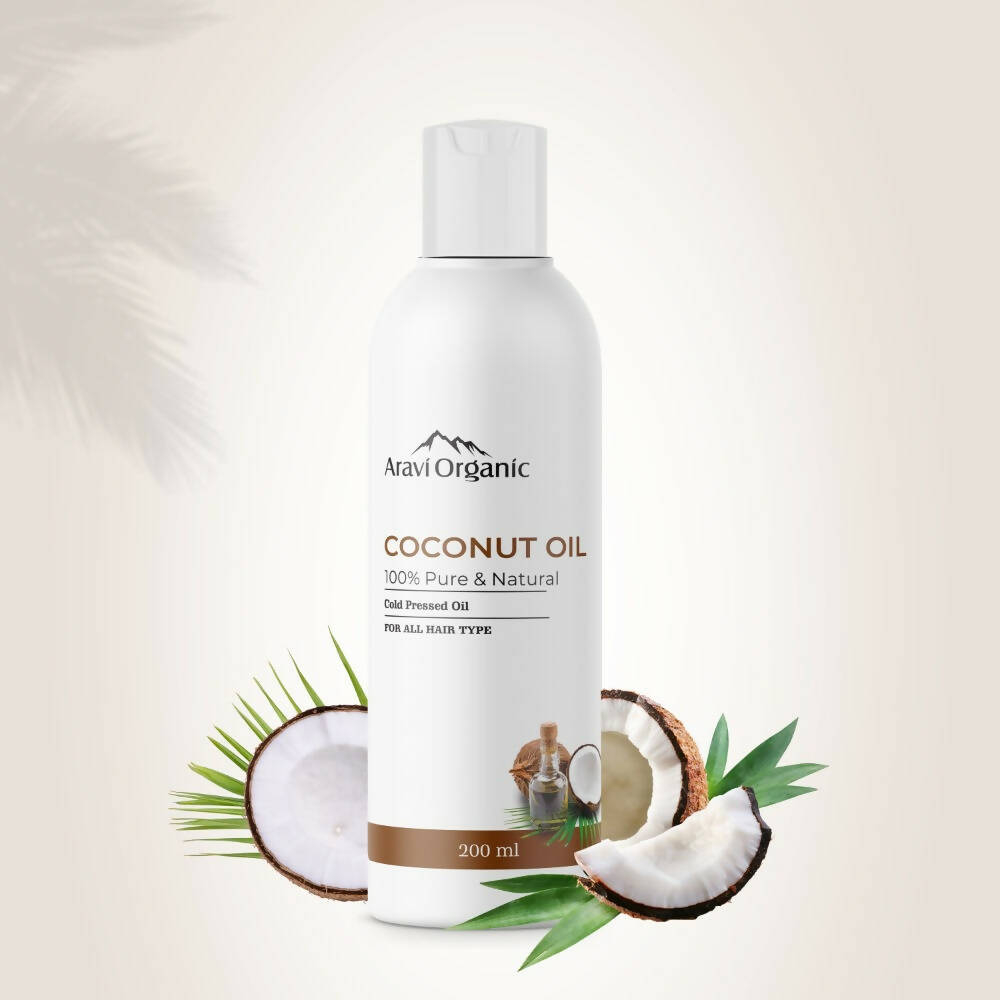 Aravi Organic 100% Pure Extra Virgin Cold Pressed Coconut Oil - Distacart