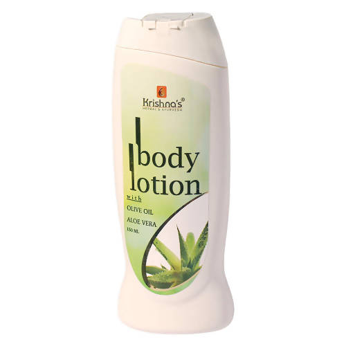 Krishna's Herbal & Ayurveda Body Lotion With Olive Oil Aloe Vera