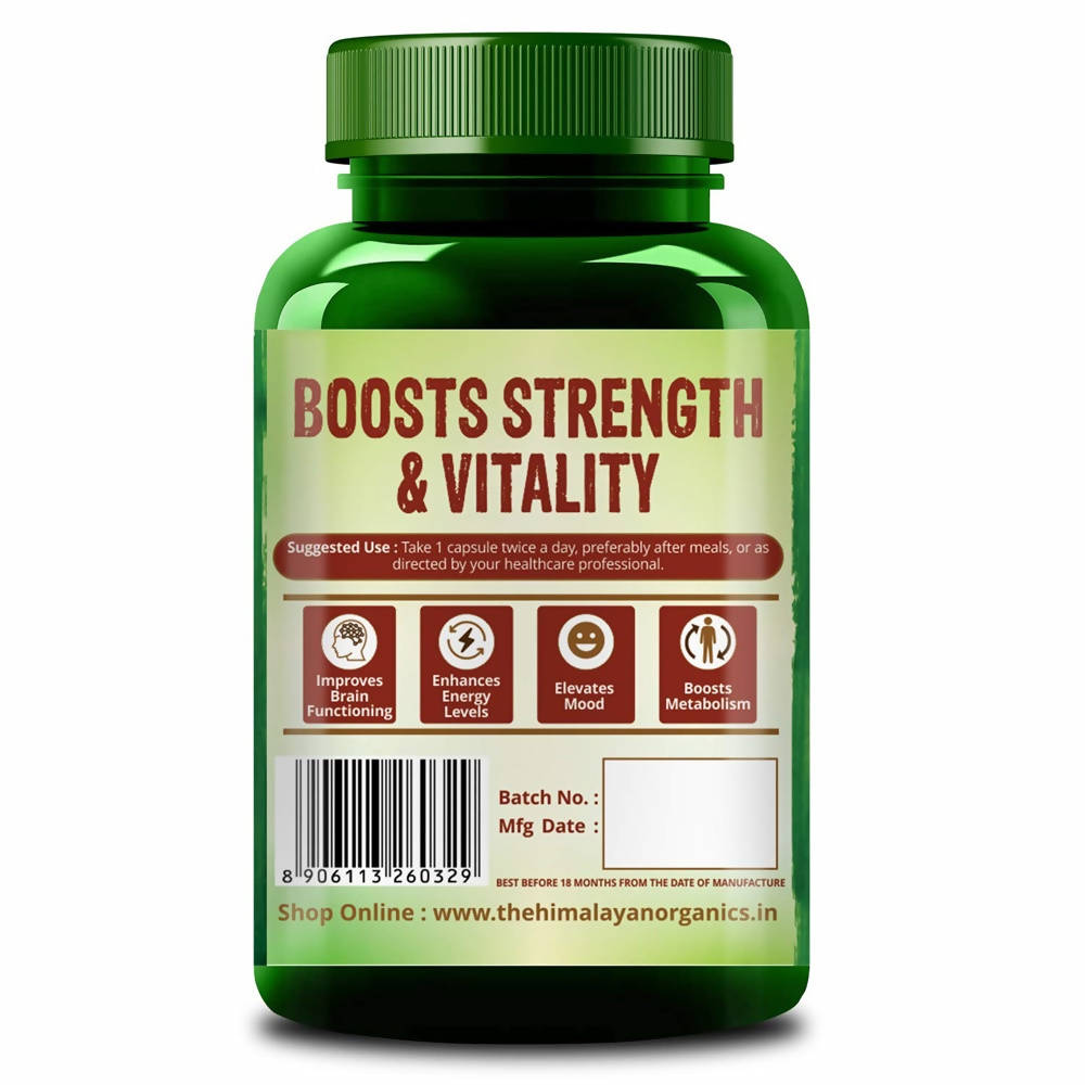 Himalayan Organics Korean Ginseng 1000 mg, Vigor-Vitality-Performance