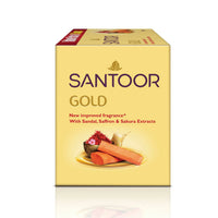 Thumbnail for Santoor Gold Bathing Bar Soap with Kashmiri Saffron & Sandal - Distacart