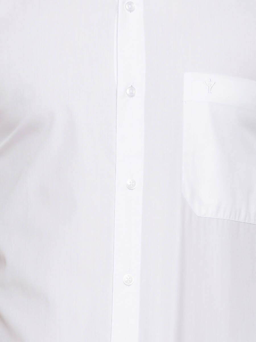 Ramraj Cotton Mens Half Sleeve Formal 100 % Cotton White Shirt - Distacart