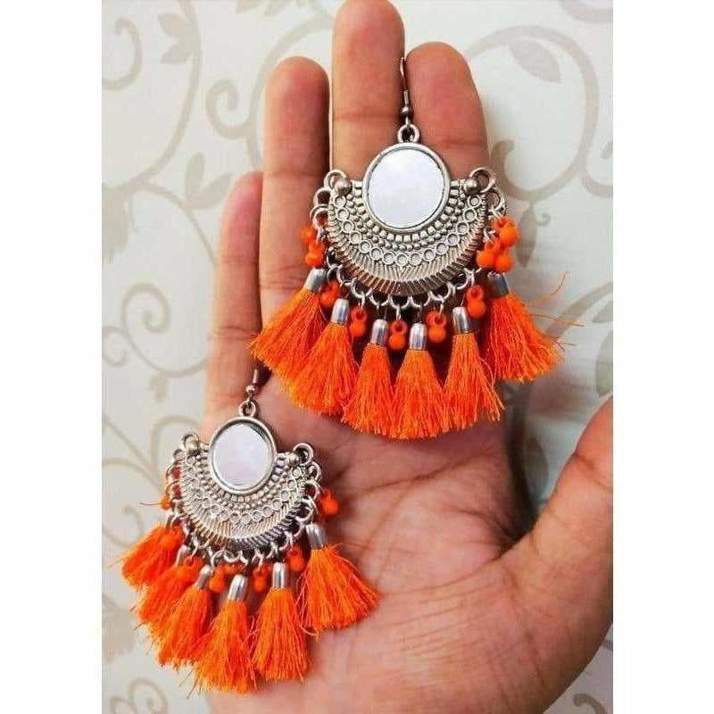 Tassel earrings gold jewelry online pure silver jewelry diamond jewelry  gold jewelry designs online sterling silver jewelry - SHABURIS | Online  gold jewellery, Gold jewellery design, Gold jewelry