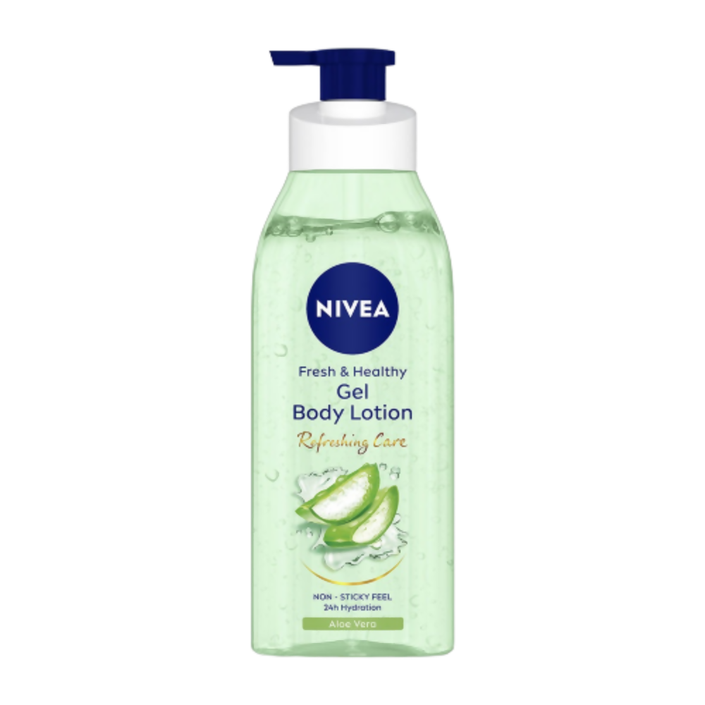 Nivea Fresh & Healthy Aloe Vera Gel Body Lotion Non Sticky Feel - Distacart