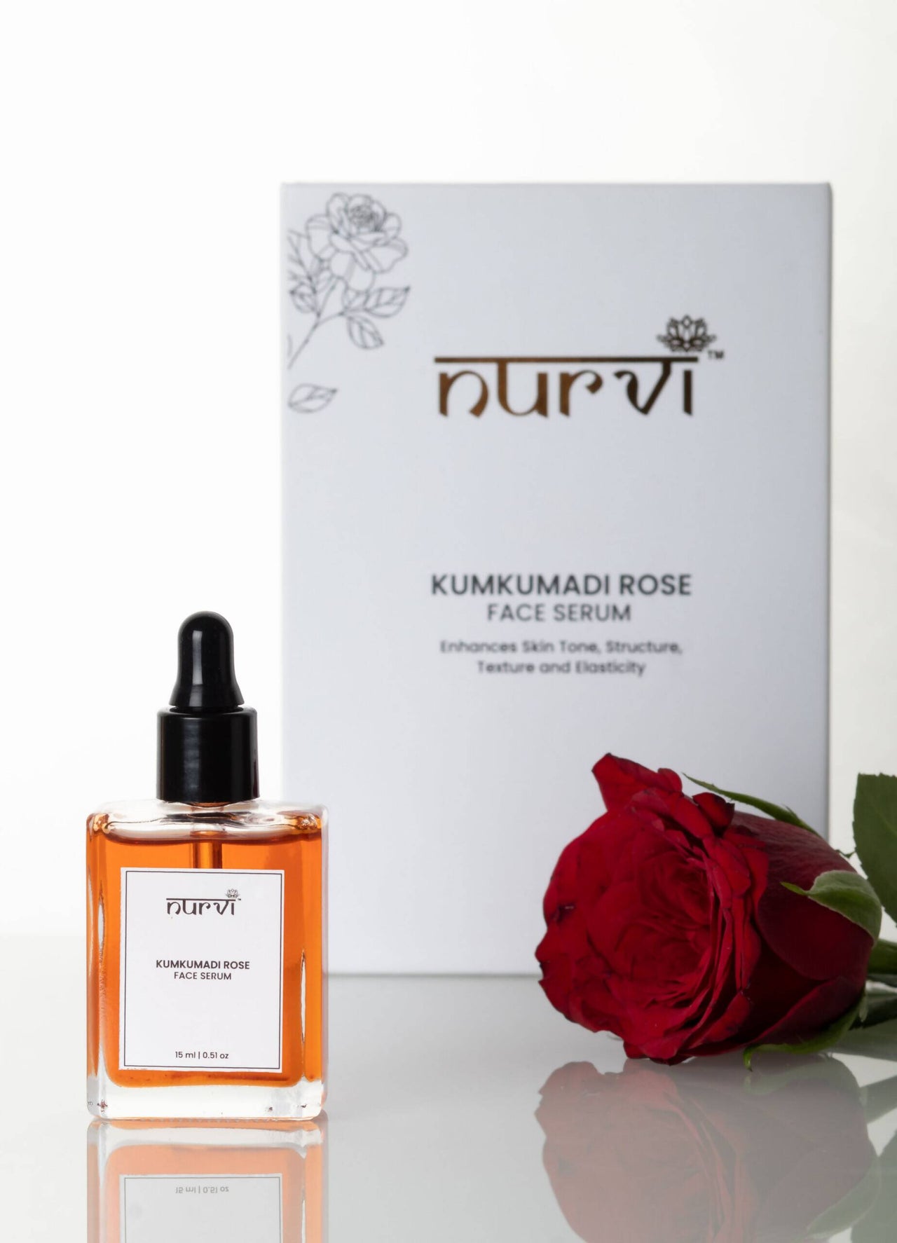 Nurvi Kumkumadi Rose Face Serum - Distacart