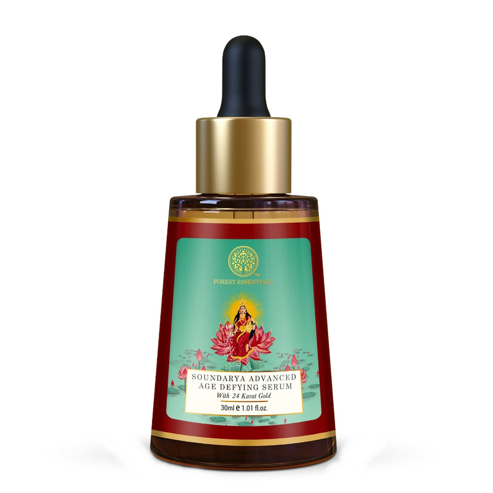 Forest Essentials Advanced Soundarya Age Defying Facial Serum With 24K Gold - Distacart