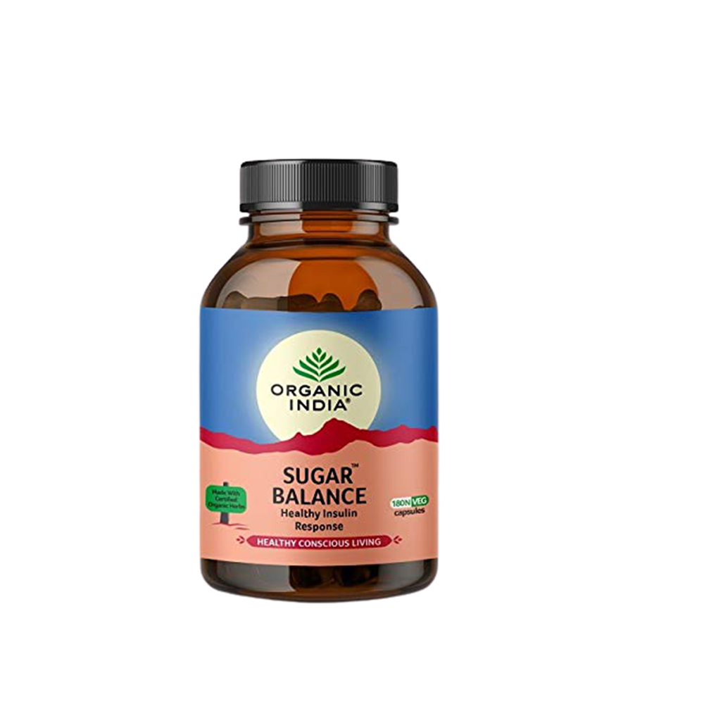 Organic India Sugar Balance Capsules - Distacart