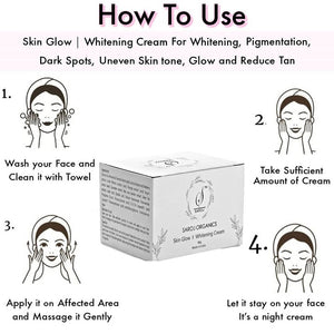 Buy Saroj organics Skin glow and Whitening Cream Online at Best