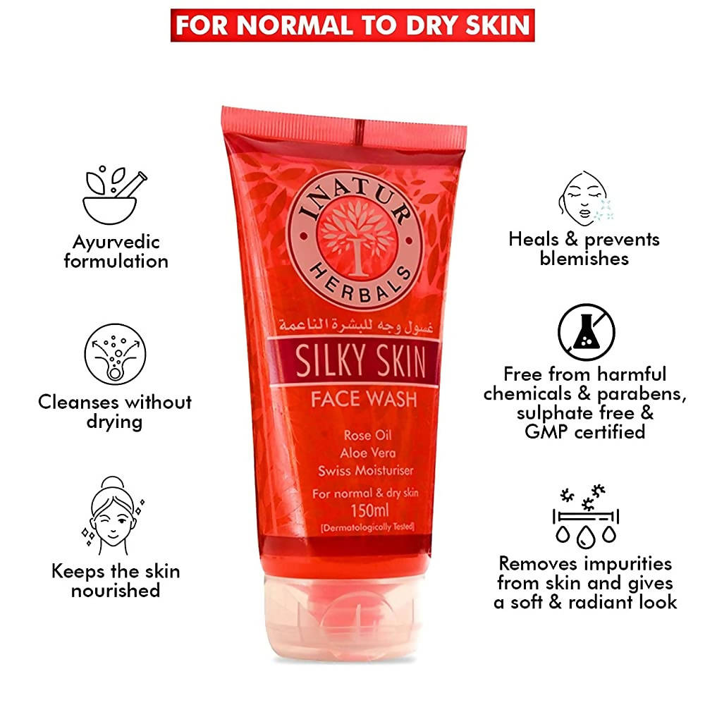 Inatur Silky Skin Face Wash