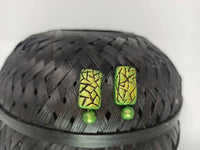 Thumbnail for Terracotta New Glam Studs With Drops-Pearl Green