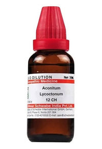 Thumbnail for Dr. Willmar Schwabe India Aconitum Lycoctonum Dilution 12 ch