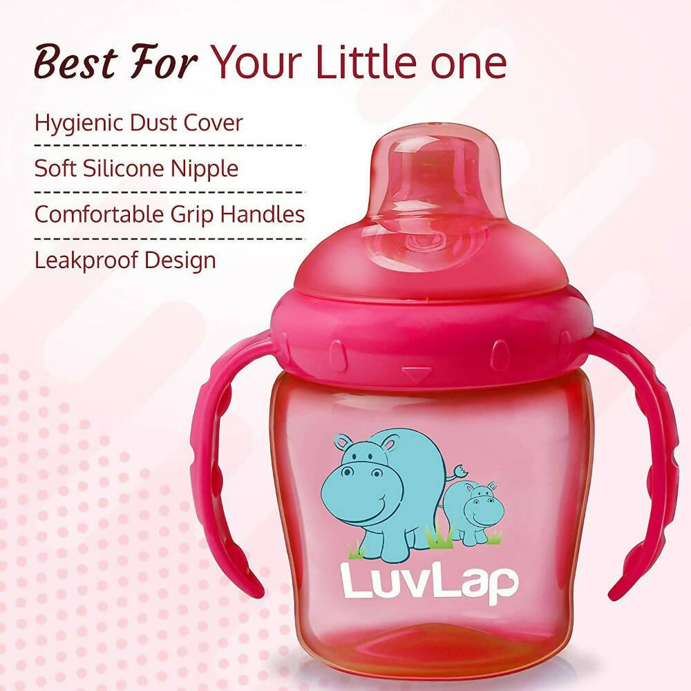 LuvLap Baby Sipper Cup Sipper Bottle Baby Cup & Straw Sipper Cup Mug Set Of  1