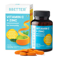 Thumbnail for BBETTER Vitamin C and Zinc Tablets for Immunity & Skin Health - Distacart