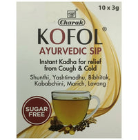 Thumbnail for Charak Pharma Kofol Ayurvedic Sip Instant Kadha Sachet Sugar-Free - Distacart