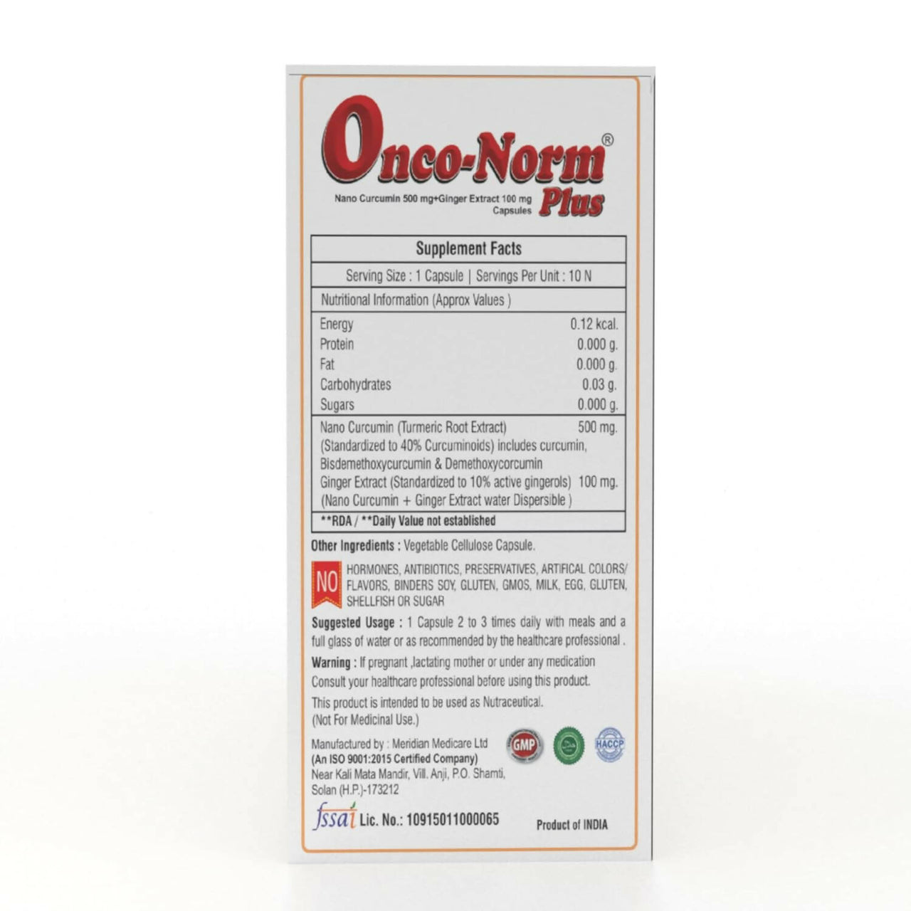 Onco-Norm Plus Cancer Care Capsules - Distacart