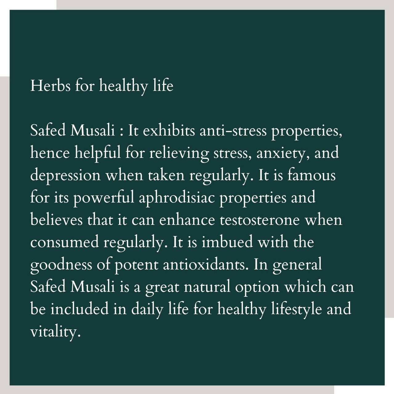 Satvi Wellness Safed Musli Powder | White Musli Powder | Men Wellness - Distacart