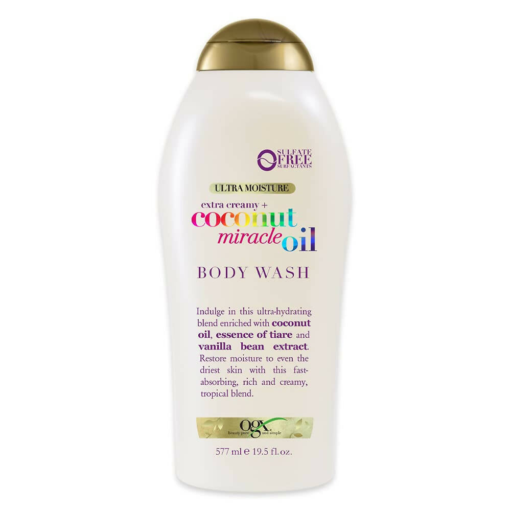 OGX Extra Creamy + Coconut Miracle Oil Ultra Moisture Body Wash - Distacart