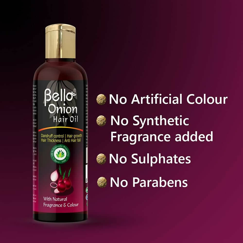 Bello Herbals Onion Hair Oil - Distacart