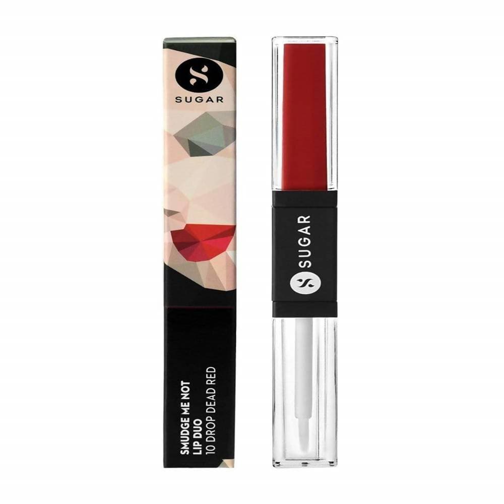 Sugar Smudge Me Not Lip Duo - Drop Dead Red (Red) - Distacart