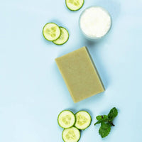 Thumbnail for Vilvah Cucumber, Curd & Mint Soap