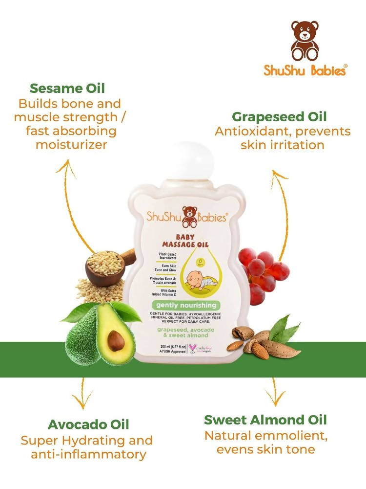 Grapeseed oil best sale on baby skin