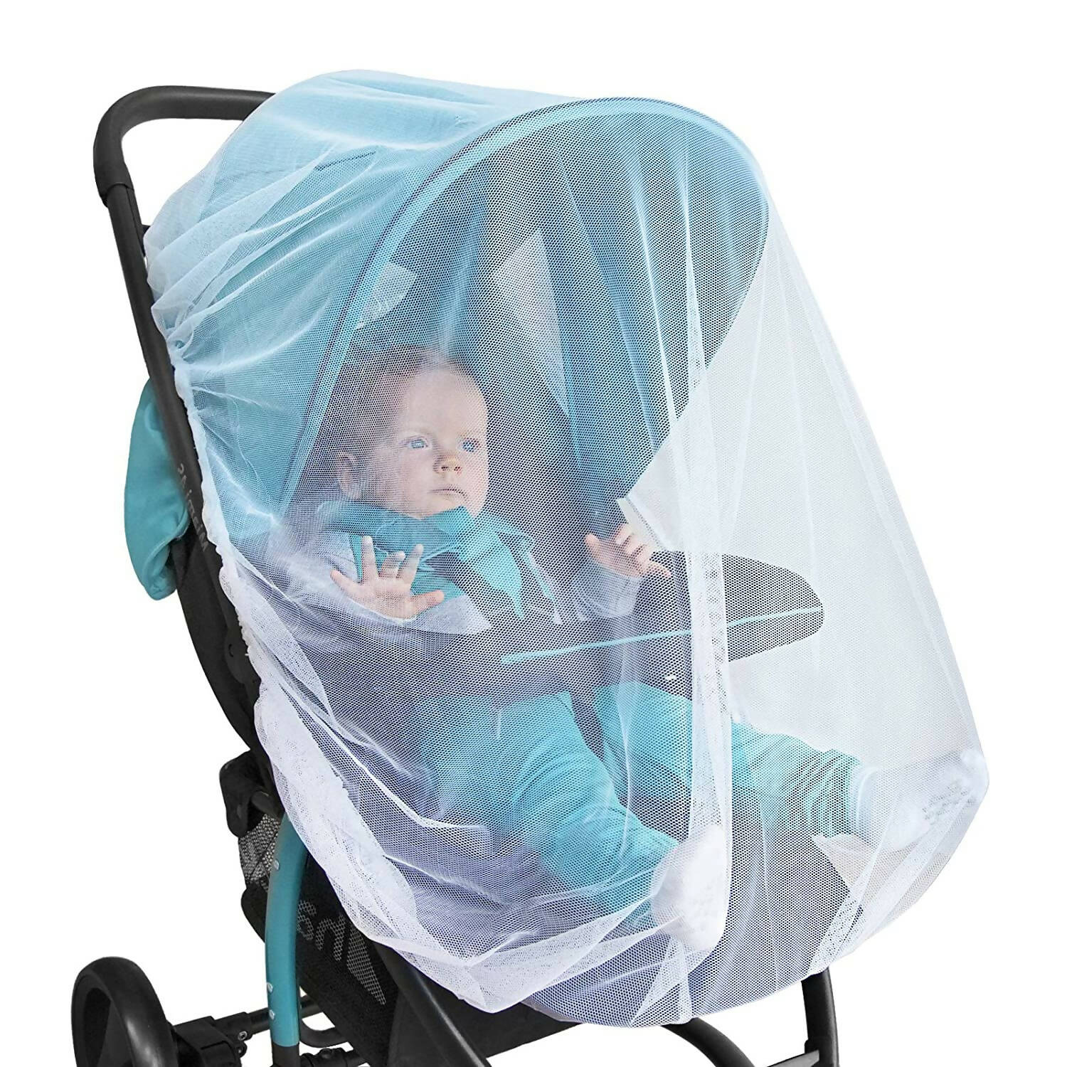 Pram store wind protector