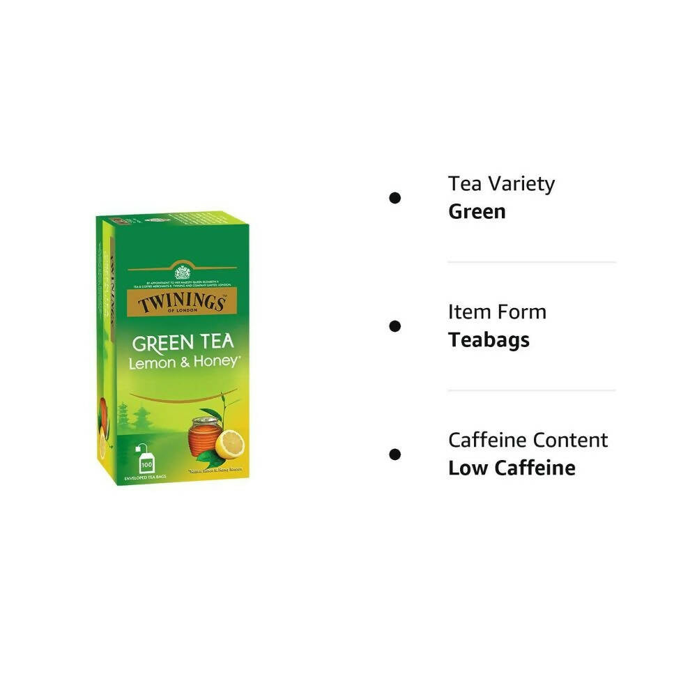 Twinings 1 Green Tea Lemon and Honey, 25 Tea Bags