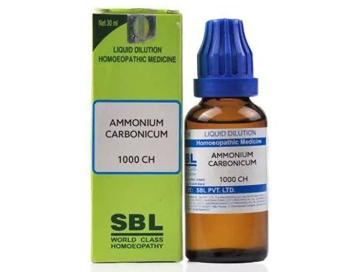 SBL Homeopathy Ammonium Carbonicum Dilution - Distacart