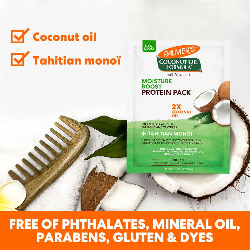 Palmer's Coconut Oil Formula Moisture Boost Protein Pack - Distacart
