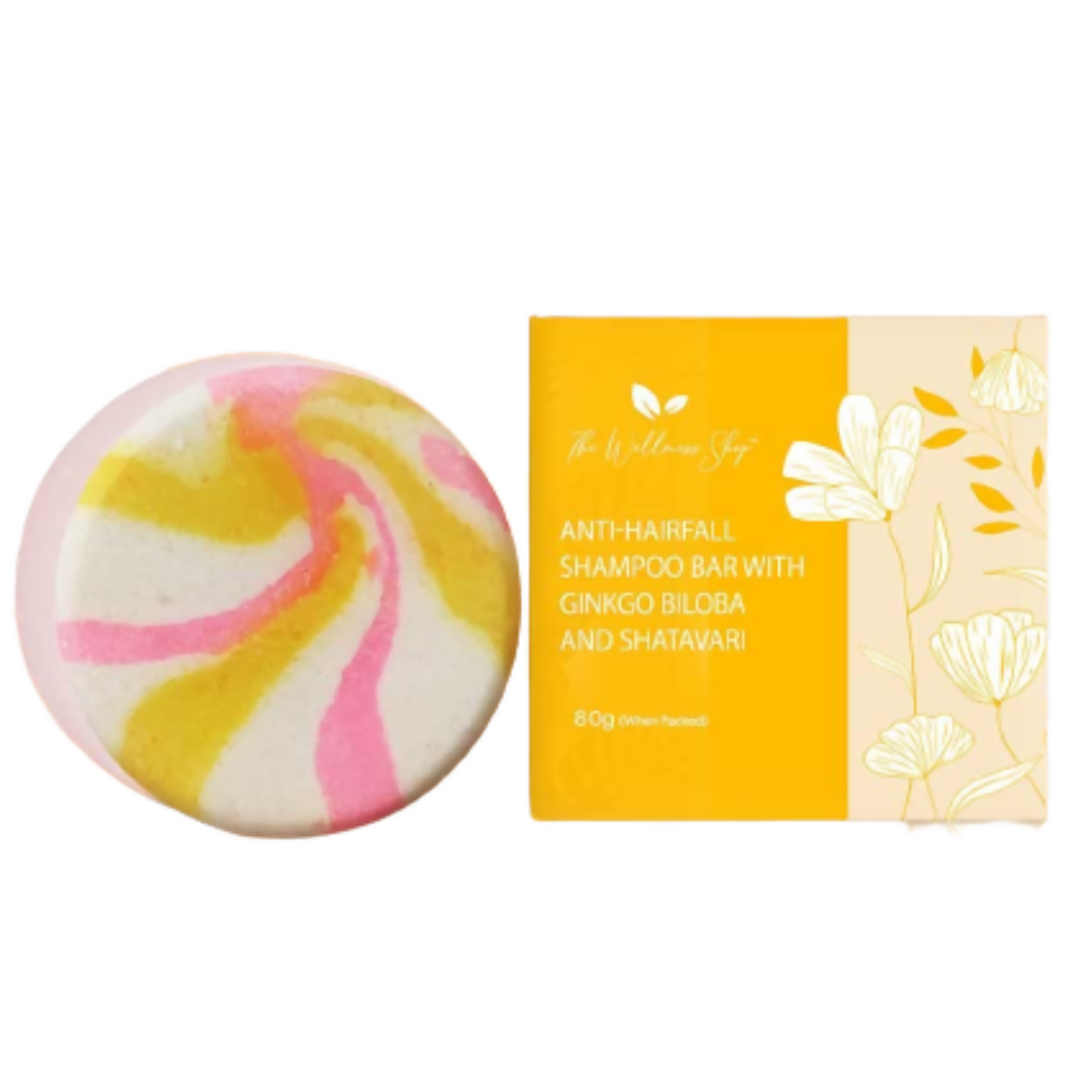 The Wellness Shop Anti Hairfall Shampoo Bar With Ginkgo Biloba And Shatavari - Distacart