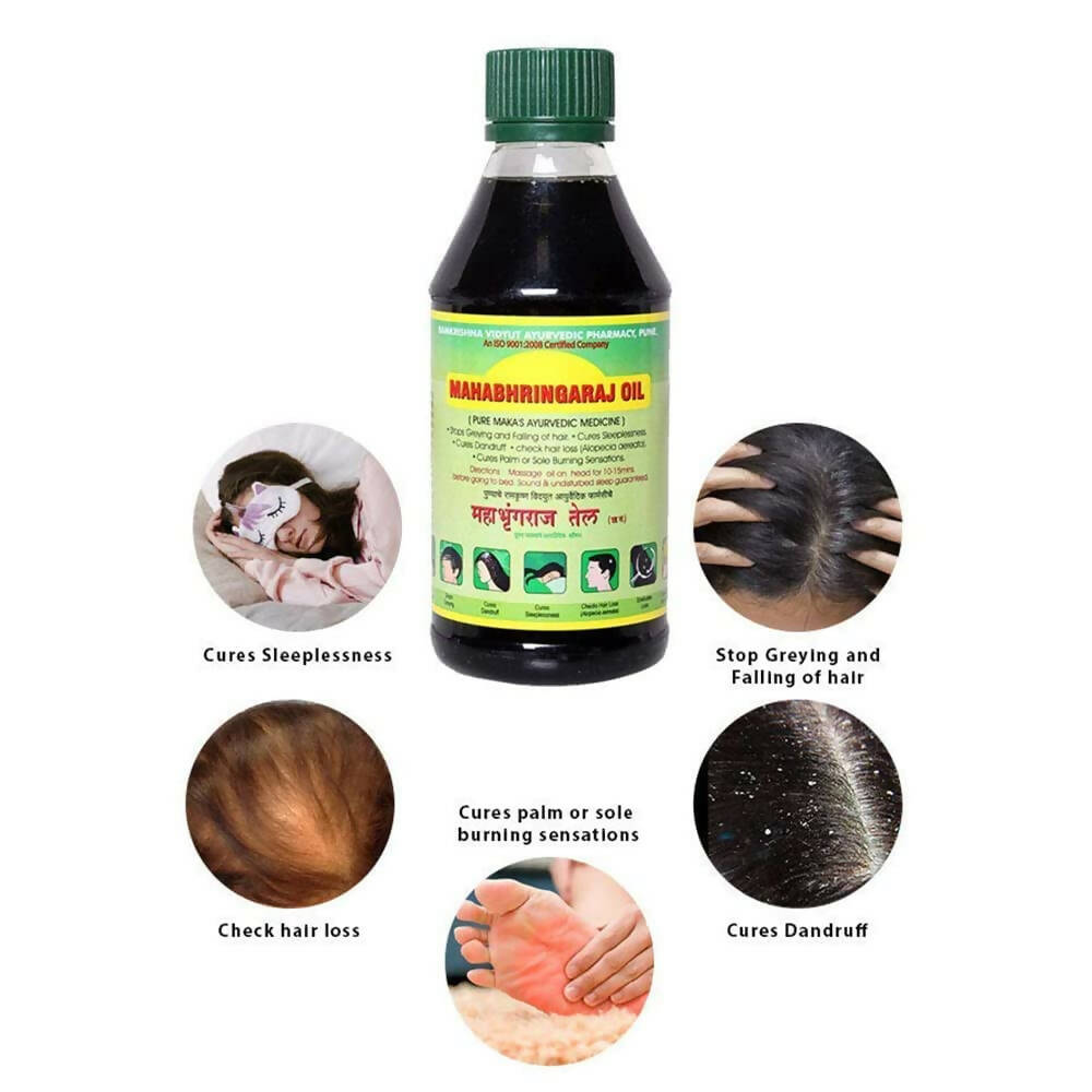 MahaBhringaraj Ayurvedic Hair Oil - Distacart