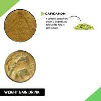 Thumbnail for Just Vedic Weight Gain Drink Mix - Distacart